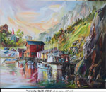 Serenity, Quidi-Vidi-1, Oil on Canvas